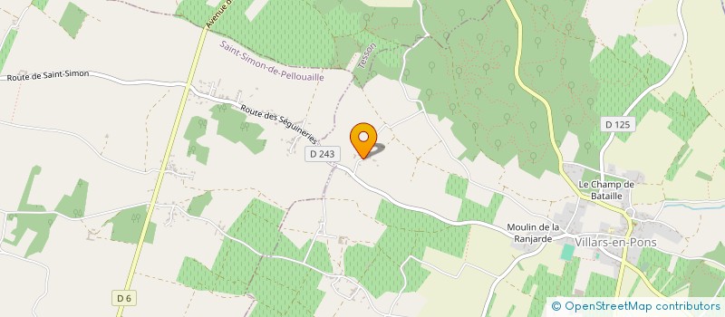 localisation de l'entreprise MADAME DANIELLE VAN DER KLOOSTER  VILLARS-EN-PONS