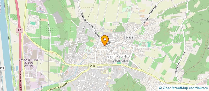 localisation de l'entreprise MADAME DANIELLE VASA à SAINT-PAUL-TROIS-CHATEAUX