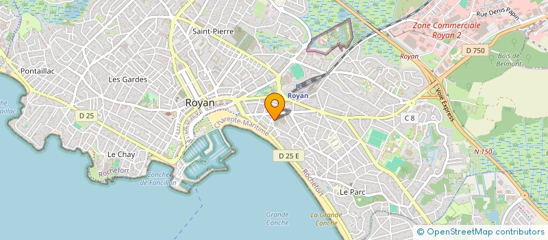 localisation de l'entreprise MADAME DANIELLE VAUTRELLE  ROYAN