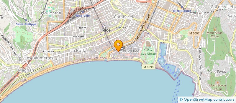 localisation de l'entreprise MADAME DANIELLE VERRAZZANI à NICE