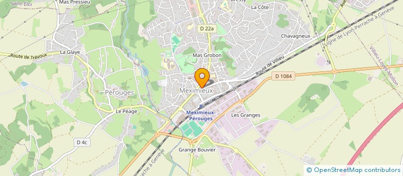 localisation de l'entreprise MADAME DANIELLE VERRECCHIA à MEXIMIEUX