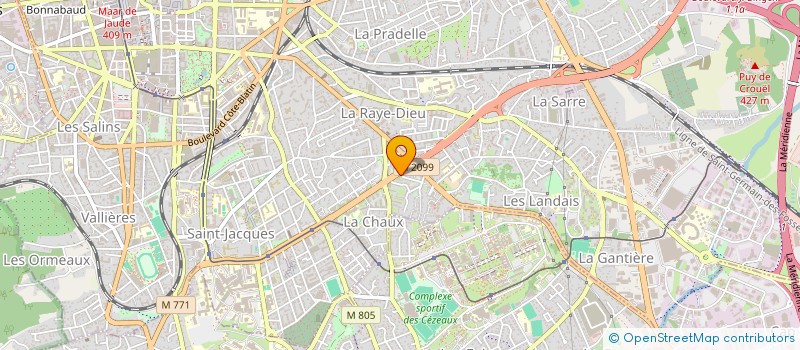 localisation de l'entreprise MADAME DANIELLE VIDAL  CLERMONT-FERRAND