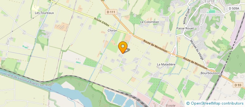 localisation de l'entreprise MADAME DANIELLE VILLEMIN à EURRE