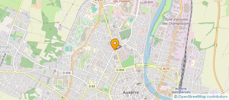 localisation de l'entreprise MADAME DANIELLE VIRE à AUXERRE