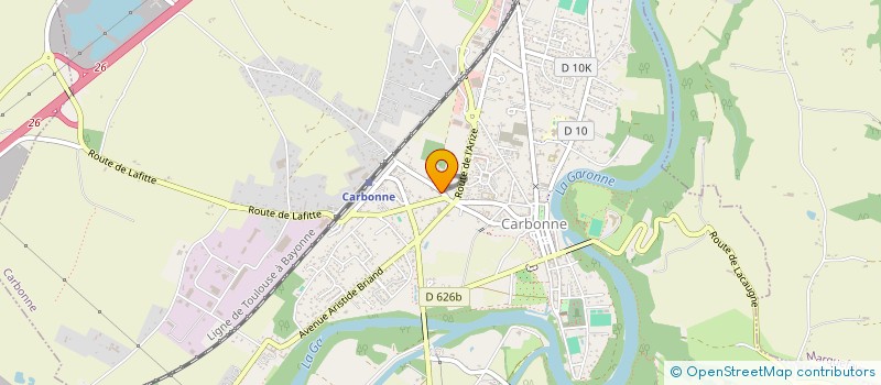 localisation de l'entreprise MADAME DANIELLE VOLPATTI  CARBONNE