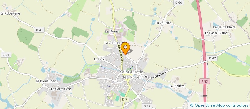 localisation de l'entreprise MADAME DANIELLE YOU  SAINT-MARTIN-DES-NOYERS