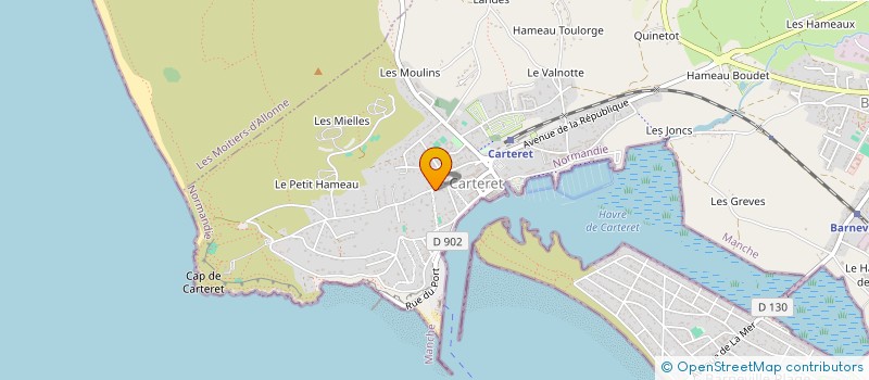 localisation de l'entreprise MADAME DANIELLE YVETOT à BARNEVILLE-CARTERET