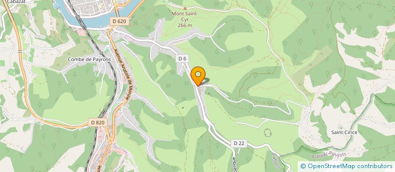 localisation de l'entreprise MADAME DANIELLE ZERBINI  LA ROCHE-POSAY