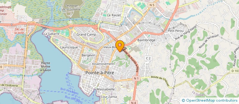 localisation de l'entreprise MADAME DANIETTE DIRMAN à LES ABYMES