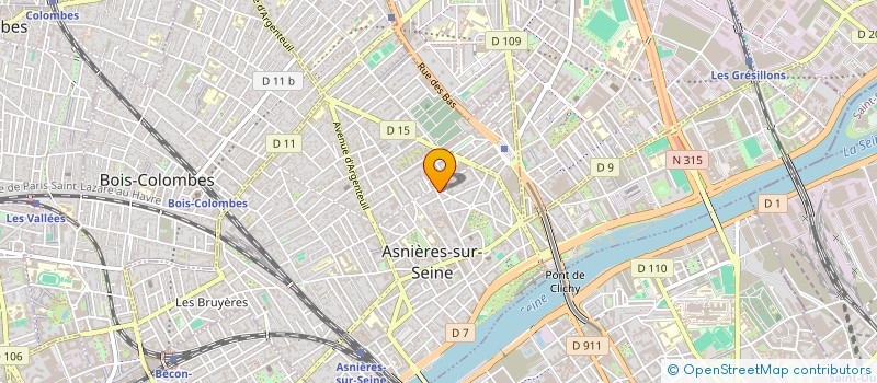 localisation de l'entreprise MADAME DANIJELA KRTINIC  ASNIERES-SUR-SEINE