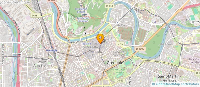 localisation de l'entreprise MADAME DANILA BOTELLE  GRENOBLE