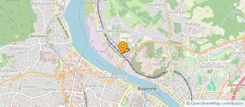 localisation de l'entreprise MADAME DANILA FANTUZ  BAYONNE