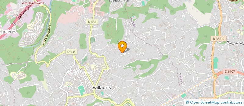 localisation de l'entreprise MADAME DANILLE CESARO à VALLAURIS