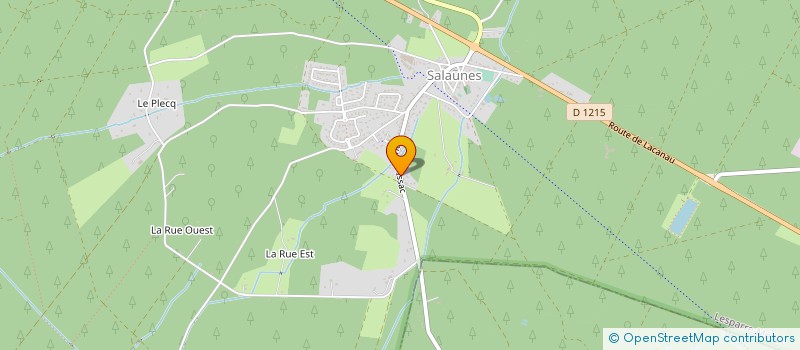 localisation de l'entreprise MADAME DANIS LESTAGE à SALAUNES
