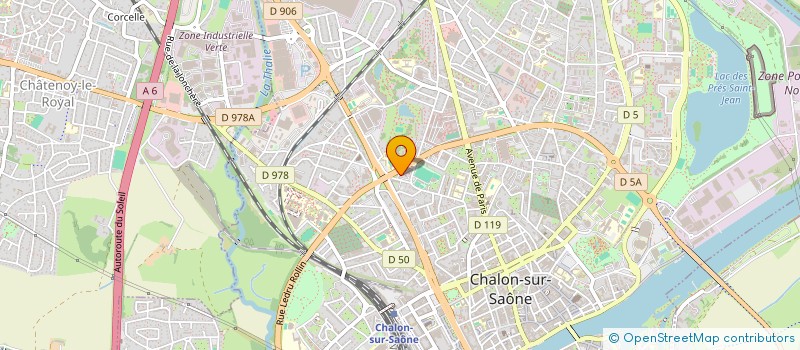 localisation de l'entreprise MADAME DANJELA DIDA  CHALON-SUR-SAONE