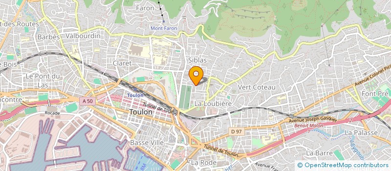 localisation de l'entreprise MADAME DANKA ABRAMIUC à TOULON