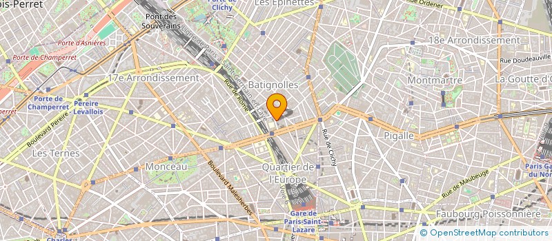 localisation de l'entreprise MADAME DANKA BJELOGRLIC  PARIS 17