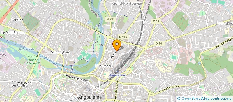 localisation de l'entreprise MADAME DANNA ISSENGUE à ANGOULEME