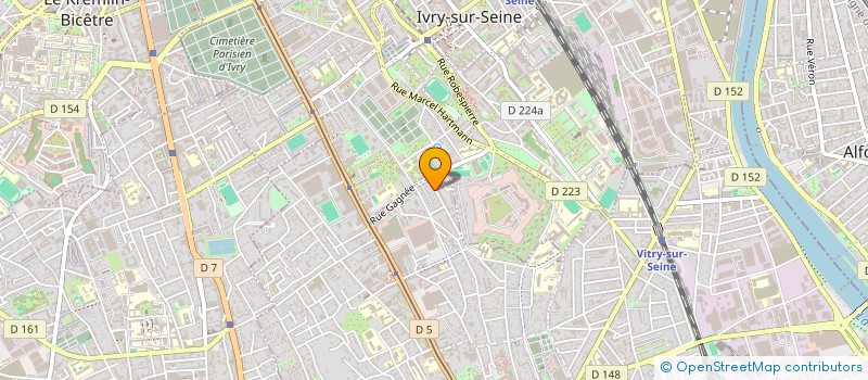 localisation de l'entreprise MADAME DANNA JIANG à VITRY-SUR-SEINE