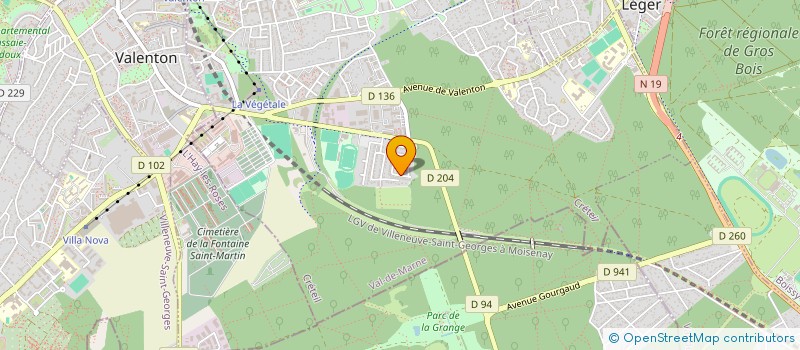 localisation de l'entreprise MADAME DANNA PHUONG  LIMEIL-BREVANNES