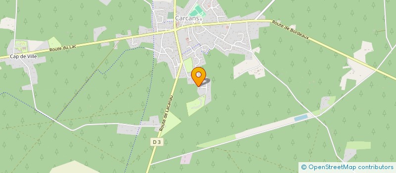 localisation de l'entreprise MADAME DANNY LATHIERE  CARCANS