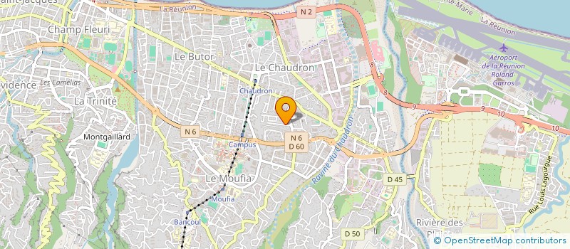 localisation de l'entreprise MADAME DANOURYA HALIDI  SAINT-DENIS