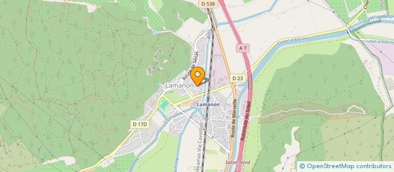 localisation de l'entreprise MADAME DANSHU WANG  LAMANON