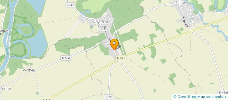 localisation de l'entreprise MADAME DANTEC BOUHET  NOYEN-SUR-SEINE