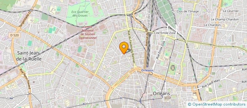 localisation de l'entreprise MADAME DANUTA SZWED à ORLEANS