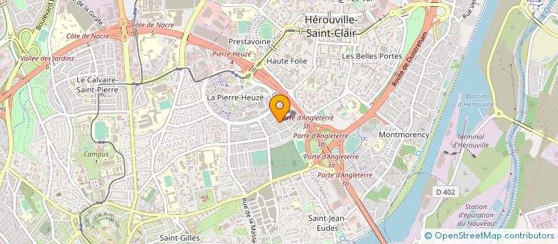 localisation de l'entreprise MADAME DANY BARON à CAEN