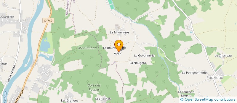 localisation de l'entreprise MADAME DANY BOISSONNEAU  CHAUVIGNY