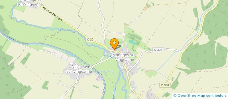 localisation de l'entreprise MADAME DANY BOULARD  MONTIGNY-MORNAY-VILLENEUVE-SUR-VINGEANNE