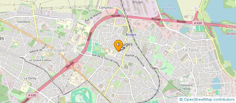 localisation de l'entreprise MADAME DANY CHALARD  BRUGES