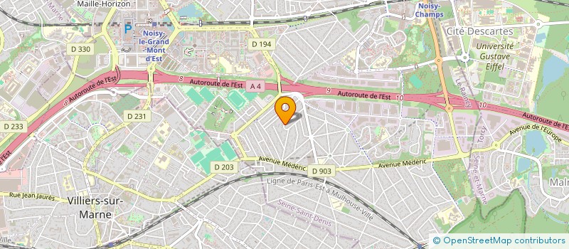 localisation de l'entreprise MADAME DANY CHAN  NOISY-LE-GRAND