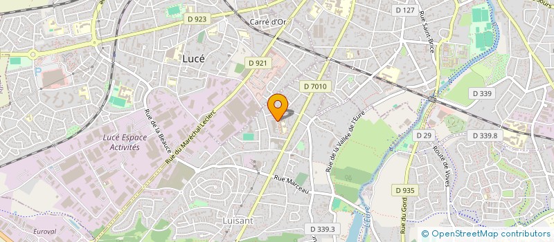 localisation de l'entreprise MADAME DANY CHAUVEAU à LUISANT