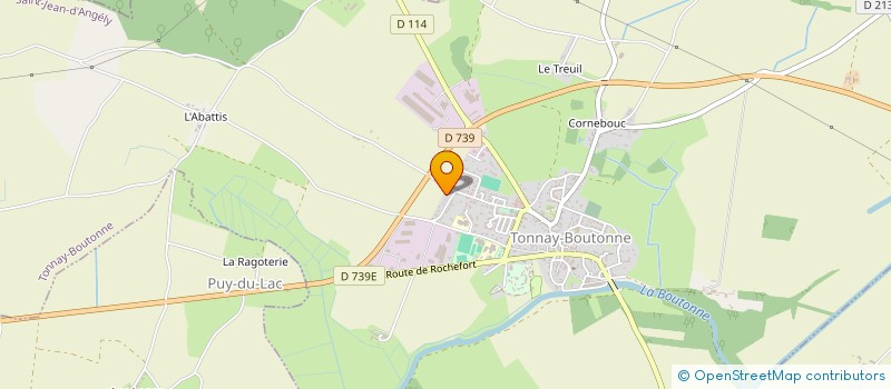 localisation de l'entreprise MADAME DANY-CLAUDE MARCHAIS à TONNAY-BOUTONNE