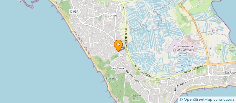 localisation de l'entreprise MADAME DANY COUILLON à L'EPINE