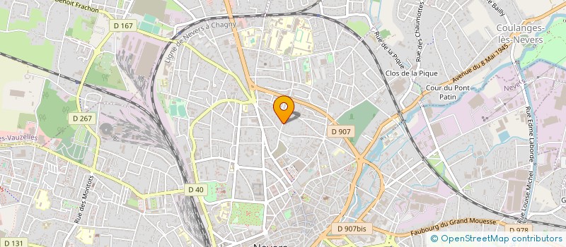 localisation de l'entreprise MADAME DANY DUMONT à NEVERS