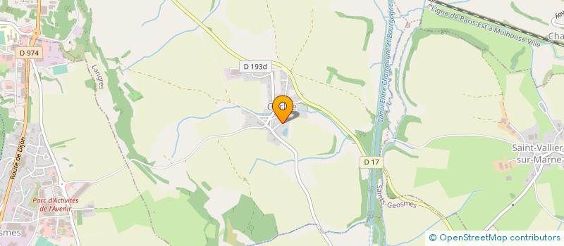 localisation de l'entreprise MADAME DANY DURLET à LANGRES