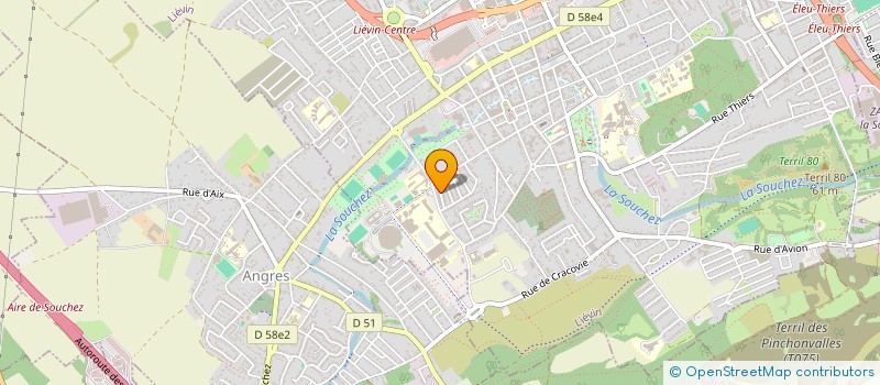 localisation de l'entreprise MADAME DANY EVIN  LIEVIN