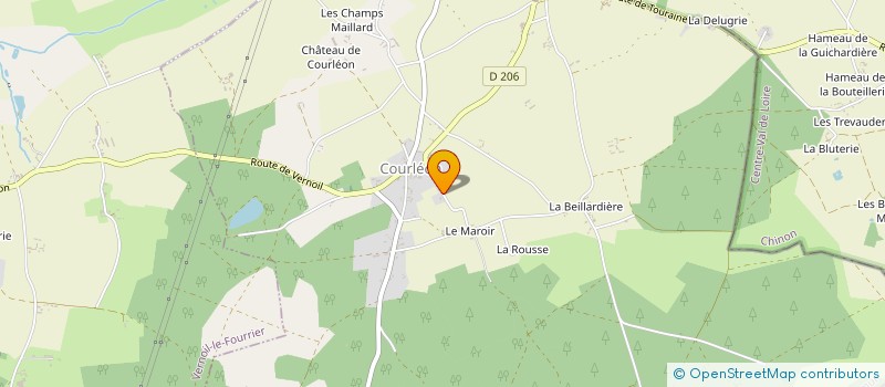 localisation de l'entreprise MADAME DANY EYLAU  COURLEON