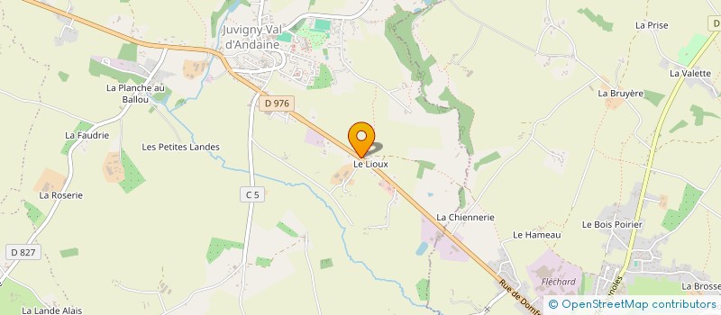 localisation de l'entreprise MADAME DANY GERAULT à JUVIGNY VAL D'ANDAINE