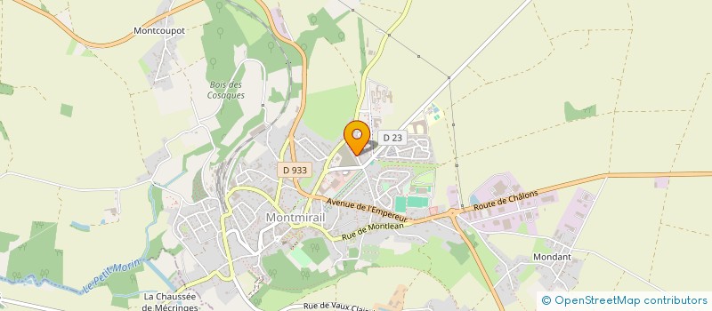 localisation de l'entreprise MADAME DANY GOLVEN  MONTMIRAIL