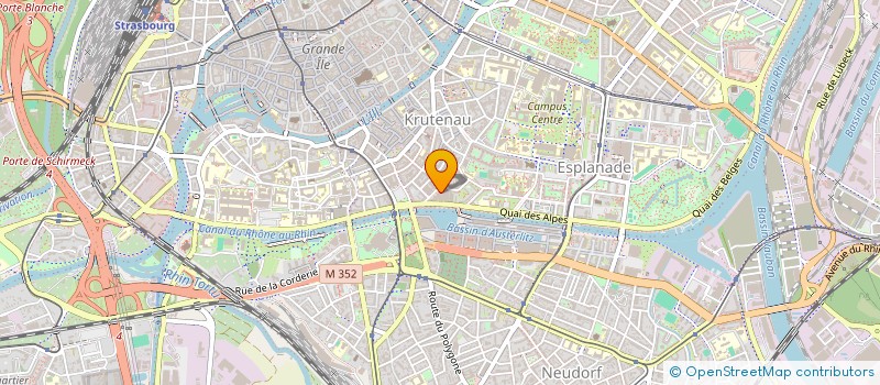localisation de l'entreprise MADAME DANY HOFFMANN à STRASBOURG