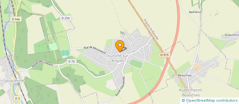 localisation de l'entreprise MADAME DANY JOLY  TOURVILLE-SUR-ARQUES