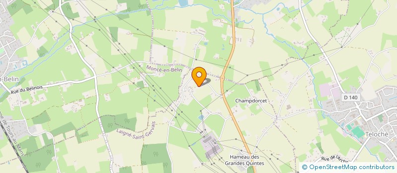 localisation de l'entreprise MADAME DANY-LAURE PEIGNE  LAIGNE EN BELIN