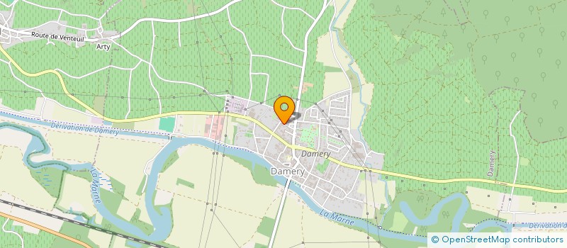 localisation de l'entreprise MADAME DANY LEDOUX  DAMERY