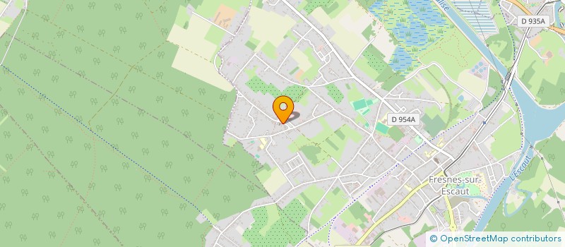 localisation de l'entreprise MADAME DANY LEFEVRE  FRESNES-SUR-ESCAUT