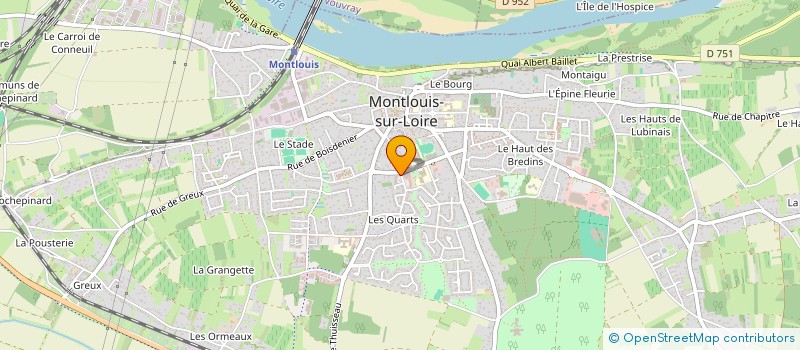 localisation de l'entreprise MADAME DANY MAILLET  MONTLOUIS-SUR-LOIRE