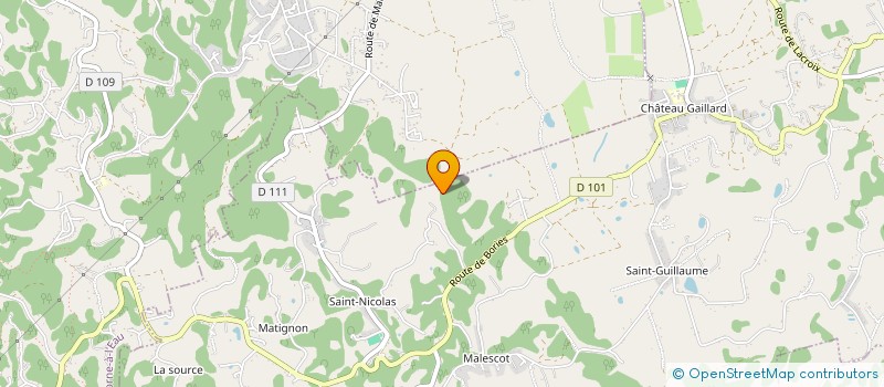 localisation de l'entreprise MADAME DANY MATIGNON à LE MOULE